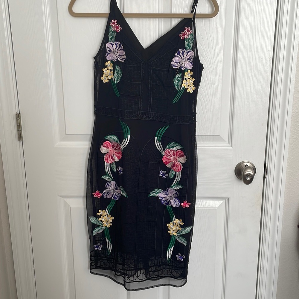 Floral Embroidered Dress
